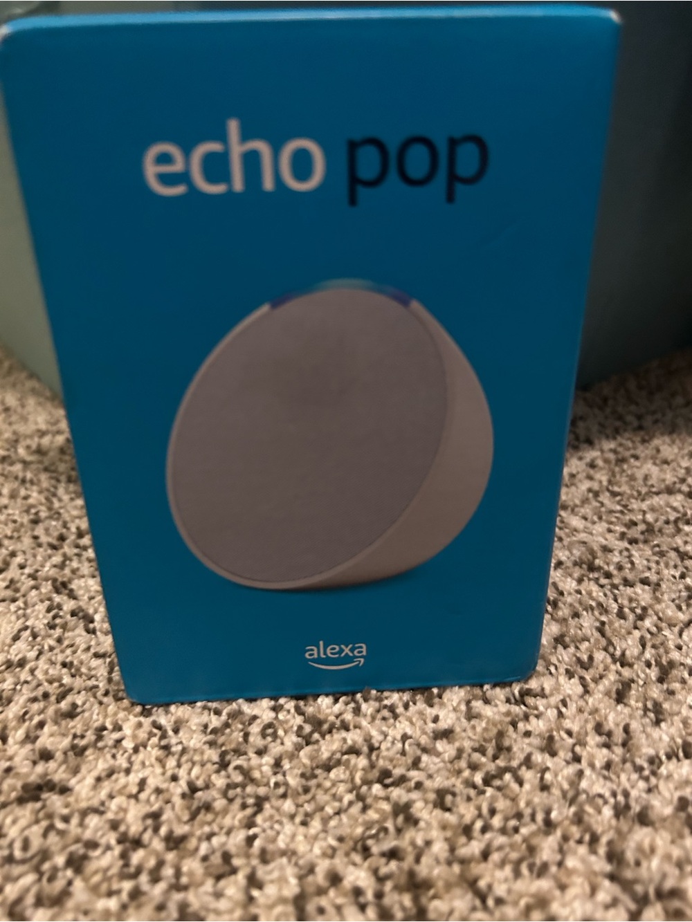 Amazon Echo Pop in glacier white